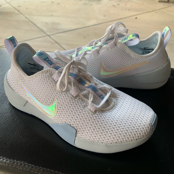 iridescent tennis shoes